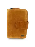 Loet - Suede ritsportemonne - 6 pasjes
