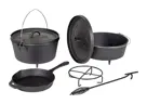 Dutch Oven 6QT - Gietijzeren pan - Bo-Camp