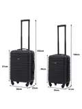 Kofferset 4 delige ABS 29 39 74 en 95L TSA-slot