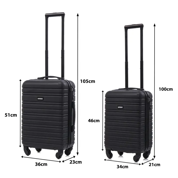 Kofferset 4 delige ABS 29 39 74 en 95L TSA-slot