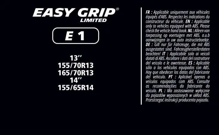 Sneeuwkettingen - Easy Grip - EG-E1