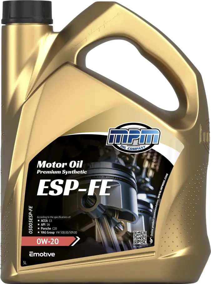 motorolie 0w20 esp-fe  premium synthetic | 5