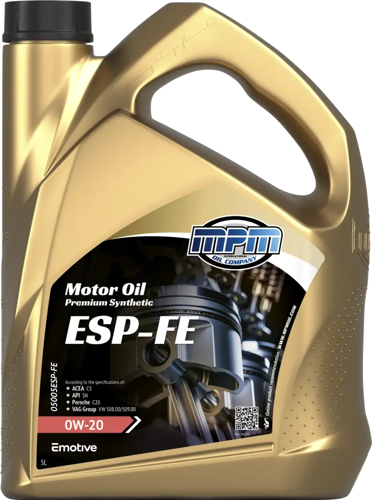 motorolie 0w20 esp-fe  premium synthetic | 5