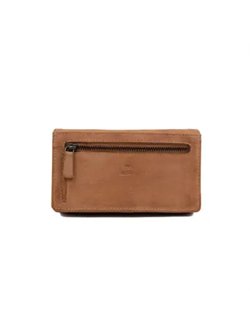 Brigitte - Leren overslag portemonnee - RIFD