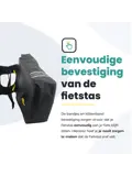 Voltano Dubbele Rolltop Fietstas 48L