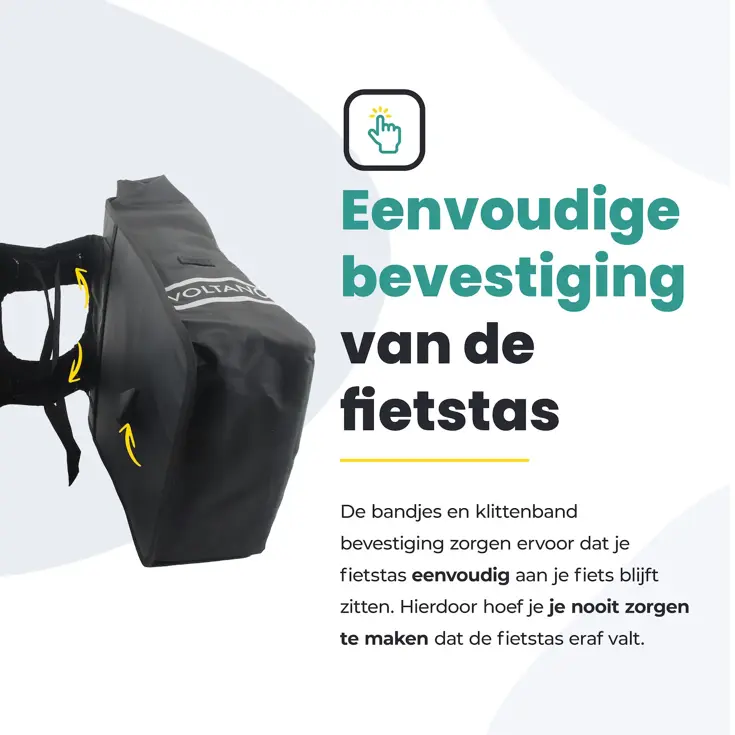 Voltano Dubbele Rolltop Fietstas 48L