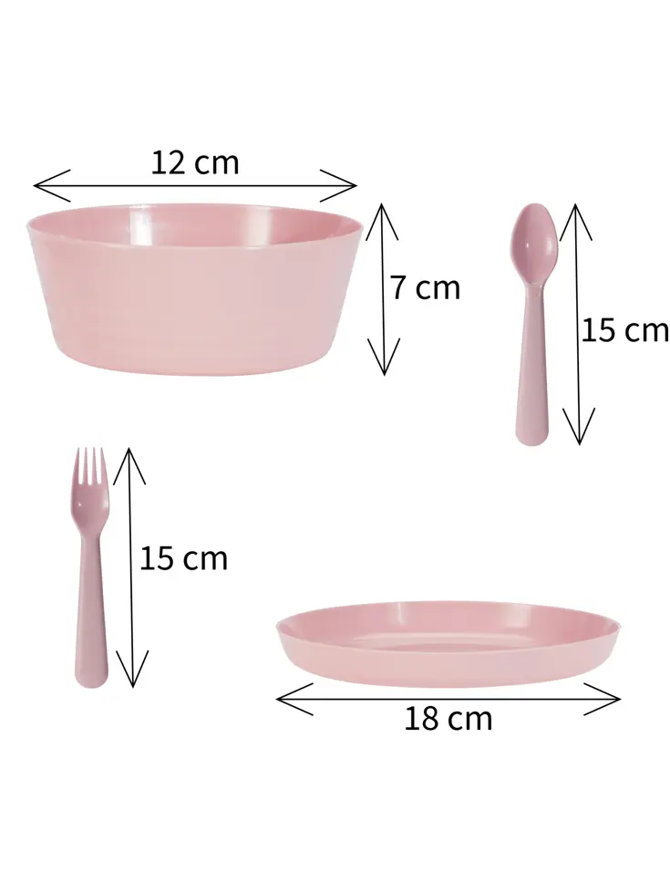 Serviesset 24-delig - Picknickset