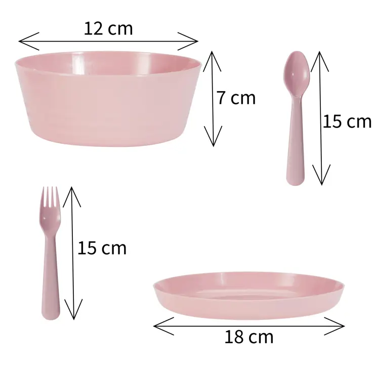 Serviesset 24-delig - Picknickset