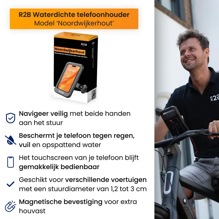 Telefoonhouder Fiets Waterdicht