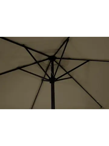 Parasol Ecru Ø3m Met Voet En Hoes