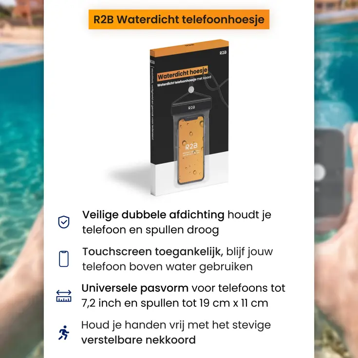 Waterdicht Telefoonhoesje met Koord