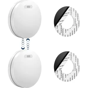 SM11R4 Draadloos koppelbare rookmelder 2-pack