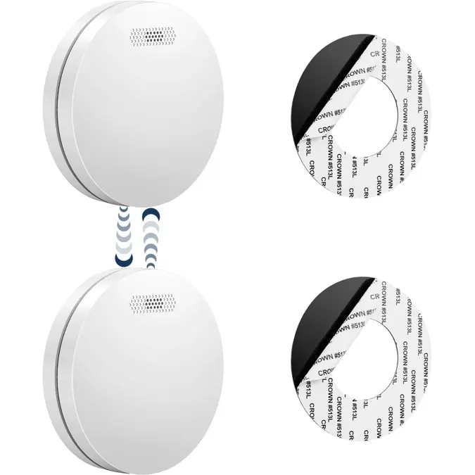 SM11R4 Draadloos koppelbare rookmelder 2-pack