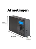 DAB51B DAB+/FM Radio Wekkerfunctie