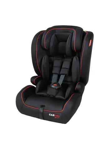 Luca I-Size Zitverhoger Zwart/Rood 76-150cm