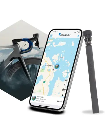 BikeFinder GPS fietstracker voor iedere fiets