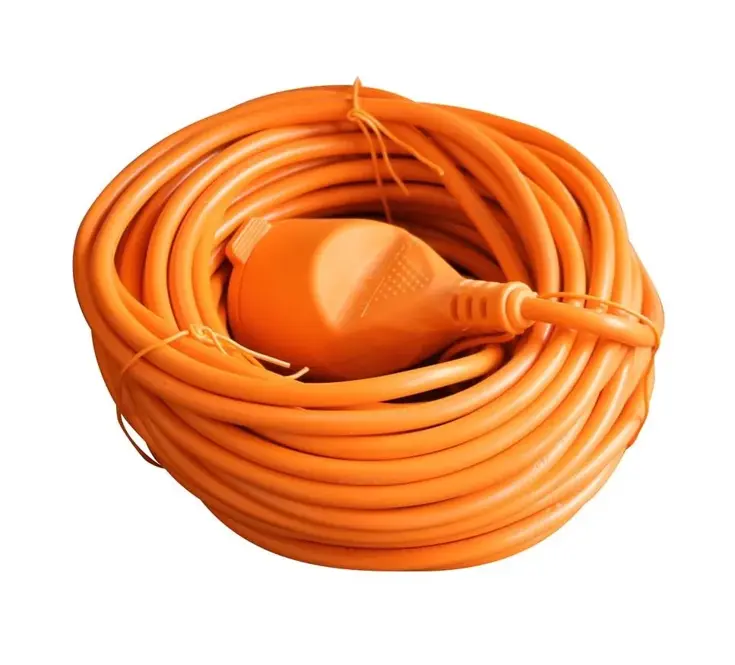 Verlengsnoer Oranje 20m - 2x1,0mm oranje