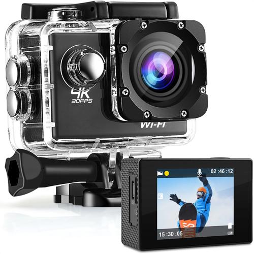 Actiecamera 4K 16MP - Waterdicht - Met WiFi
