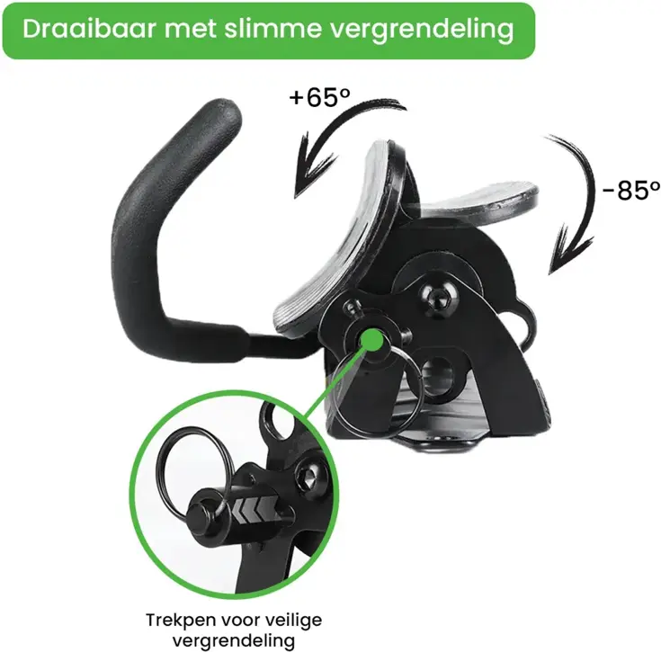 HOOKD – Fiets ophangsysteem – Wandmontage