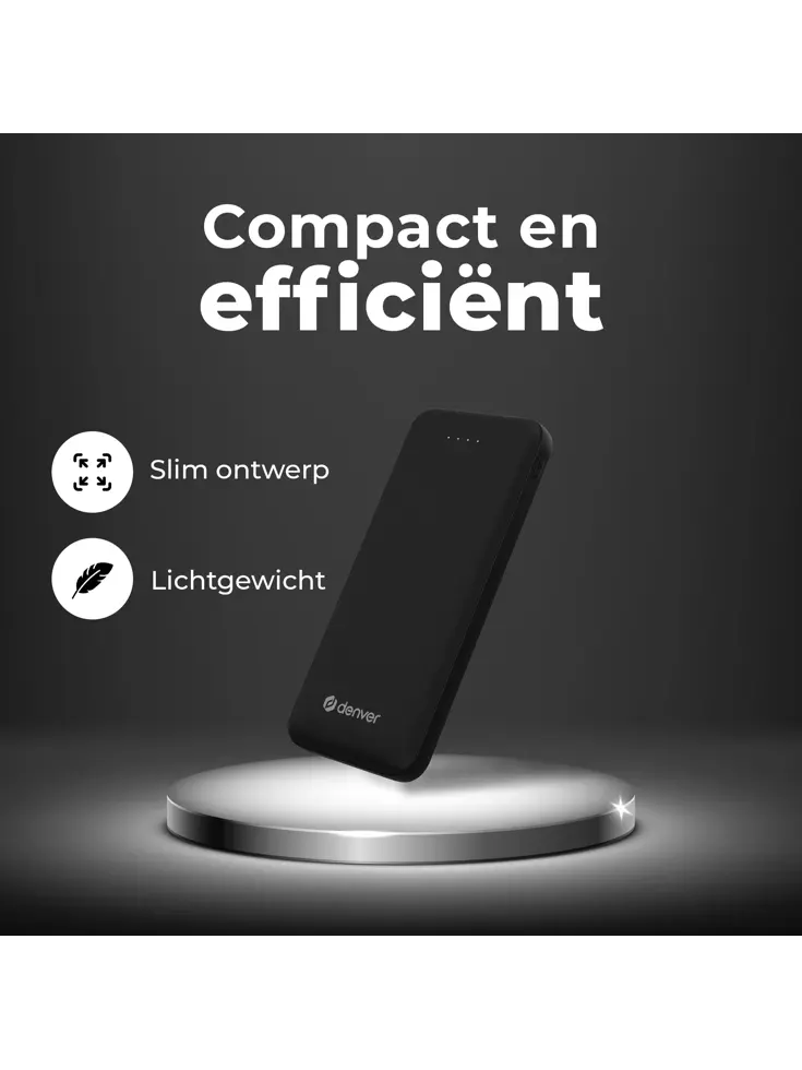 BS10010B Zwart Powerbank - 10.000 mAh