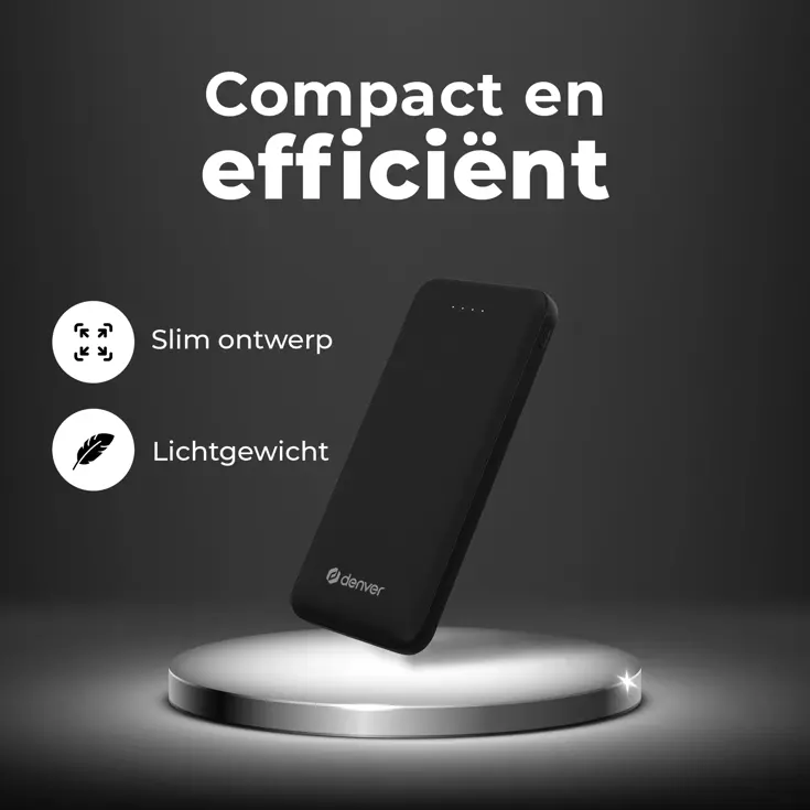BS10010B Zwart Powerbank - 10.000 mAh