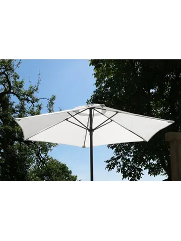 Parasol rond - Ø 200cm - wit