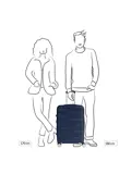 Gabol Uyiko Medium Trolley silver |75 L