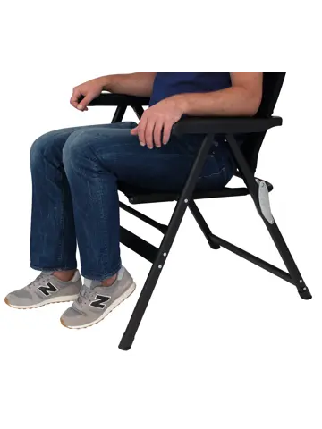 Eurotrail Campingstoel Chateau - Zwart