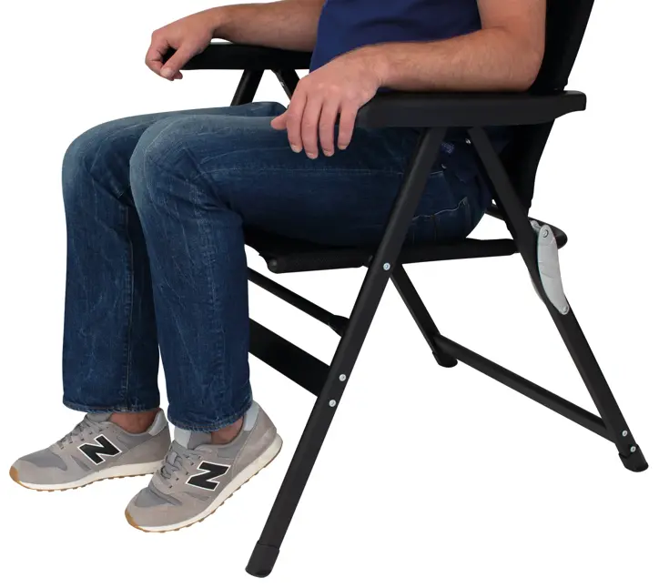 Eurotrail Campingstoel Chateau - Zwart