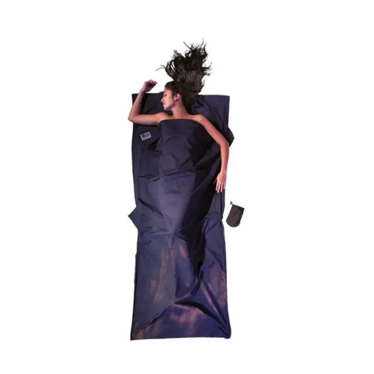 Cocoon Travelsheet 100 % Egyptisch Katoen Blauw