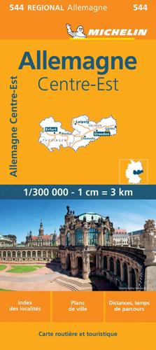 Kaart Regional 544 Duitsland Midden-Oost