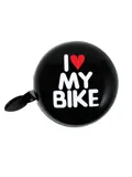 Extra grote Ding Dong fietsbel met I Love My Bike