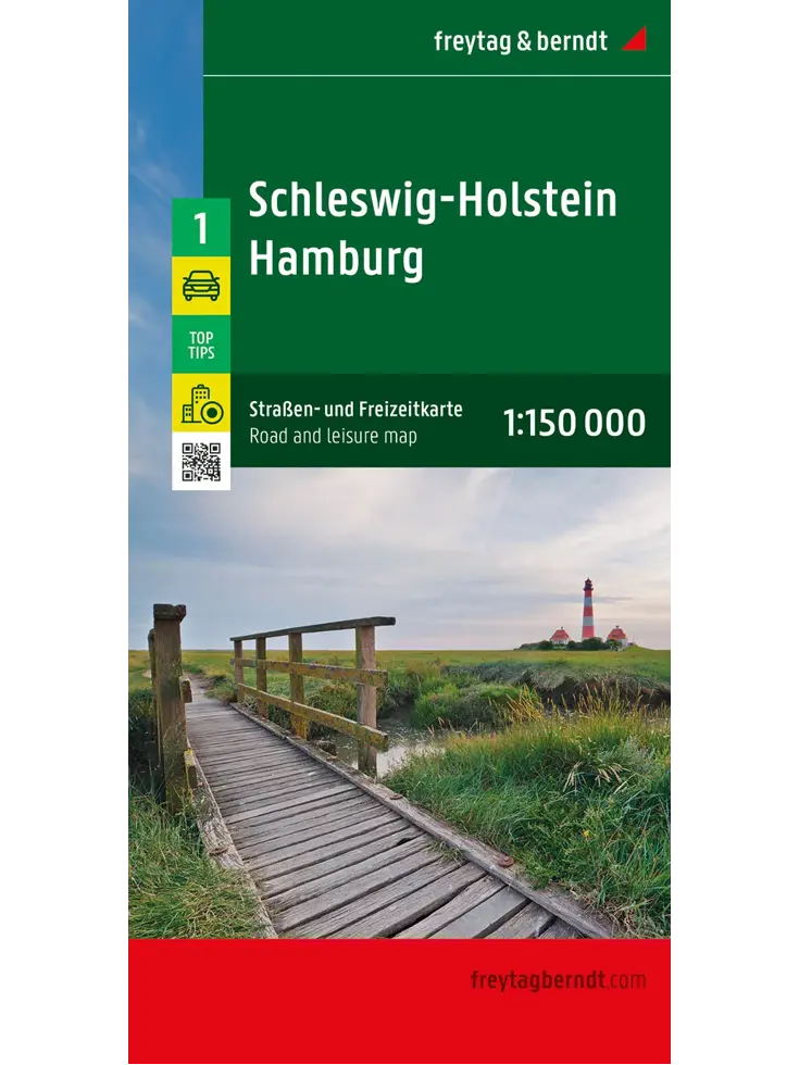 Wegenkaart Duitsland 01 Schleswig-Holstein