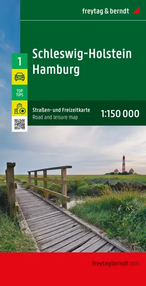 Wegenkaart Duitsland 01 Schleswig-Holstein