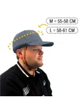 Vizorz SwitchCap fietshelm - Blue cap