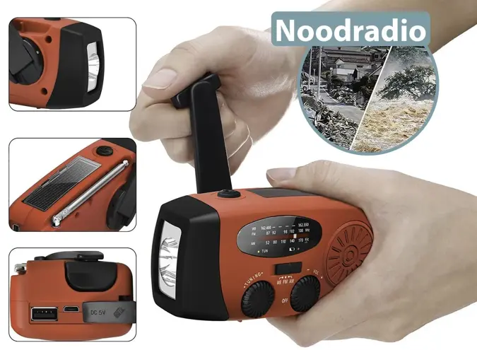Nexxt Noodradio met AM/FM/WB en powerbank