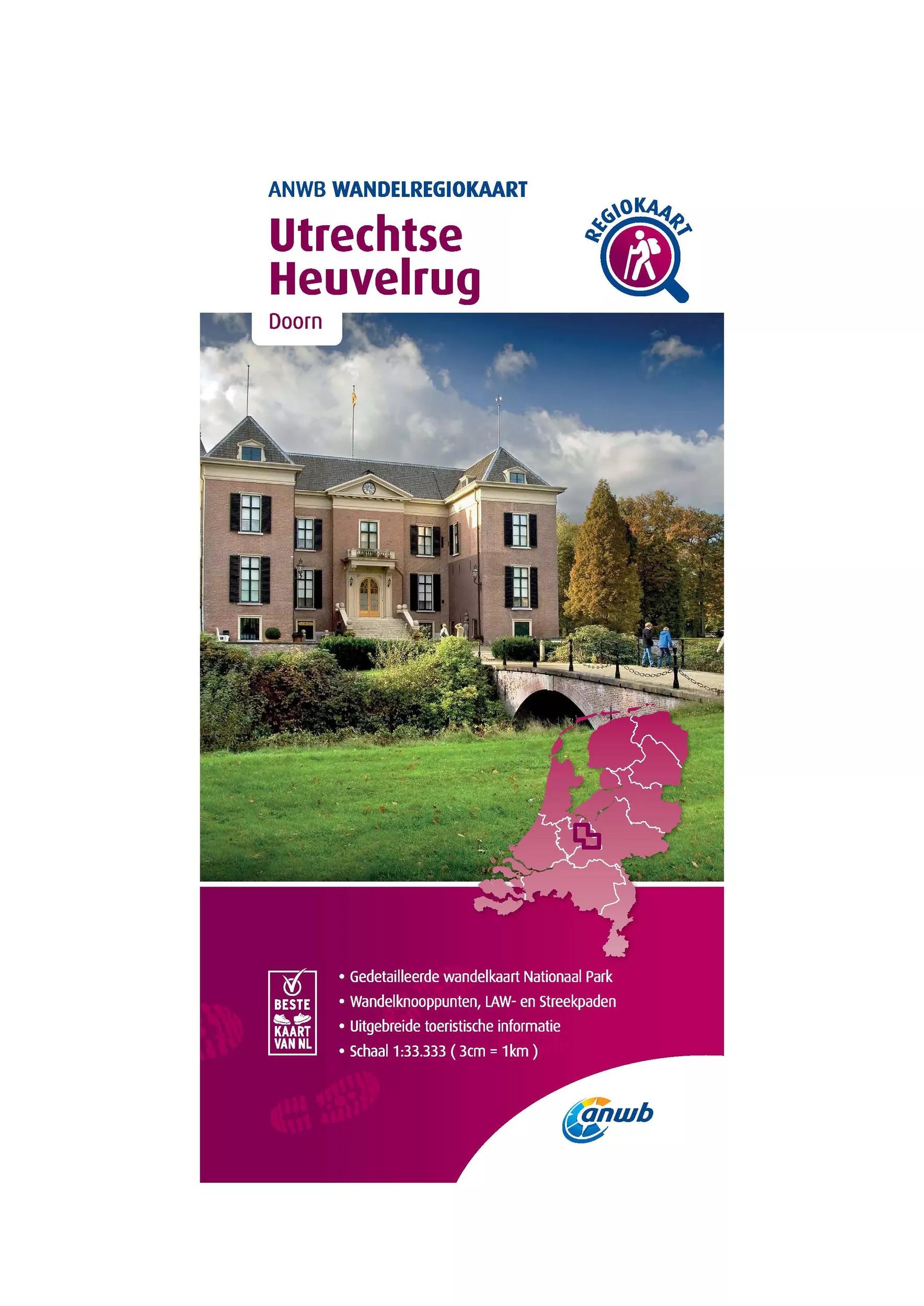 ANWB  Wandelkaart Utrechtse Heuvelrug main product image