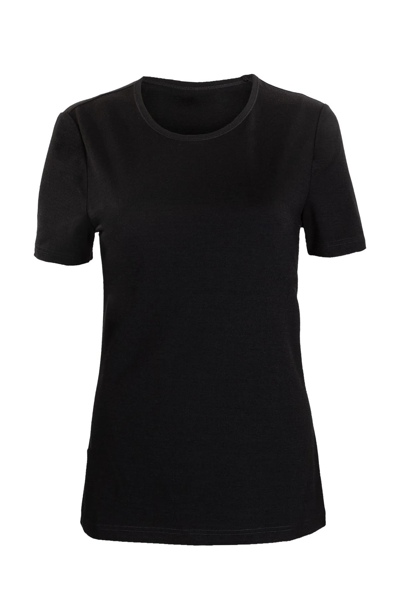 Thermowave  Merinowol Shirt  Dames  Zwart