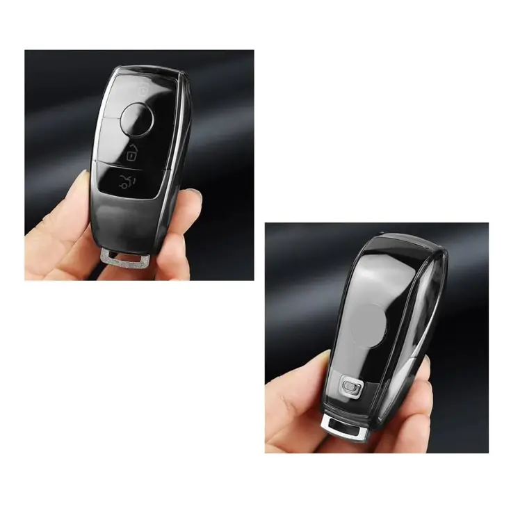 TPU Sleutelhoesje voor Mercedes clear 24