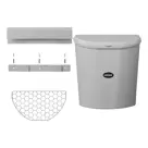 Campout Afvalbak 10L – Geurdicht – Grijs