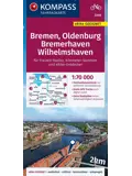 Fietskaart FK 3340 Bremen - Oldenburg