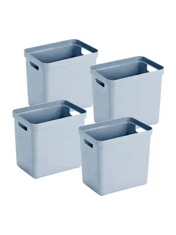 Sigma home - Opbergbox - 25L - 4-delig