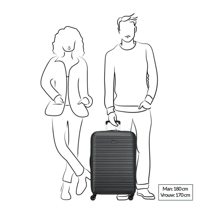 Delsey Segur koffer / 75 L