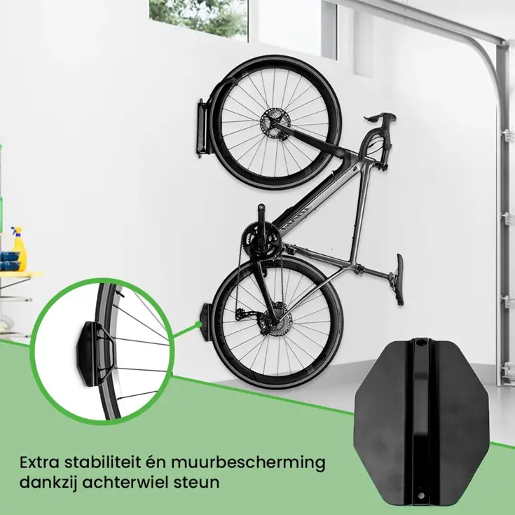 HOOKD – Fiets ophangsysteem – Wandmontage