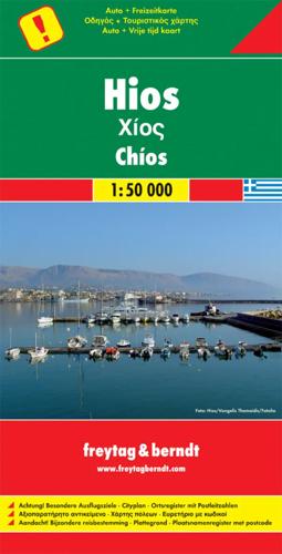 Wegenkaart Chios