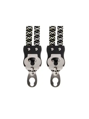 Snelbinder Extra Lang Zwart-Wit voor Fiets