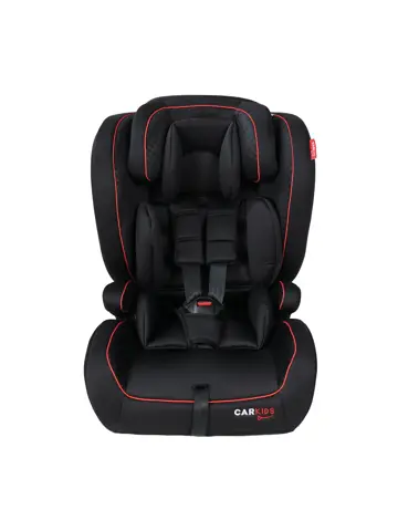 Luca I-Size Zitverhoger Zwart/Rood 76-150cm