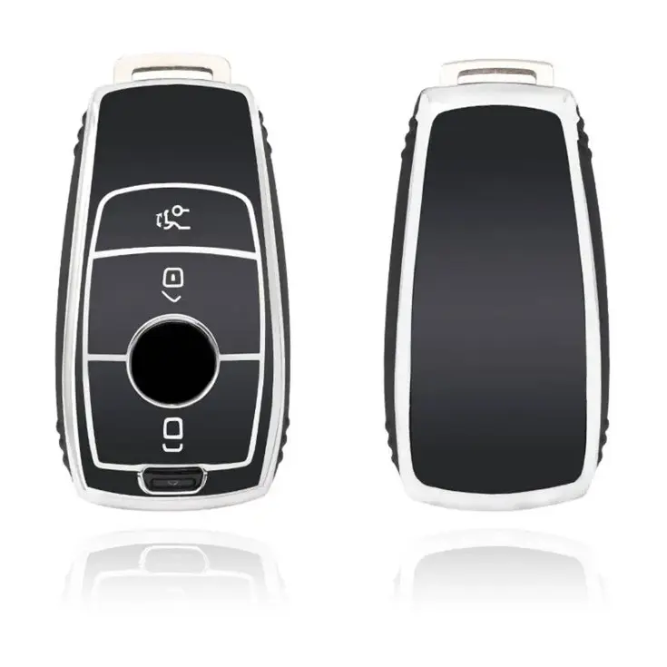 TPU Sleutelhoesje voor Mercedes zwart B3