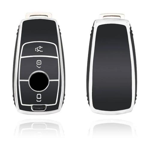 TPU Sleutelhoesje voor Mercedes zwart B3