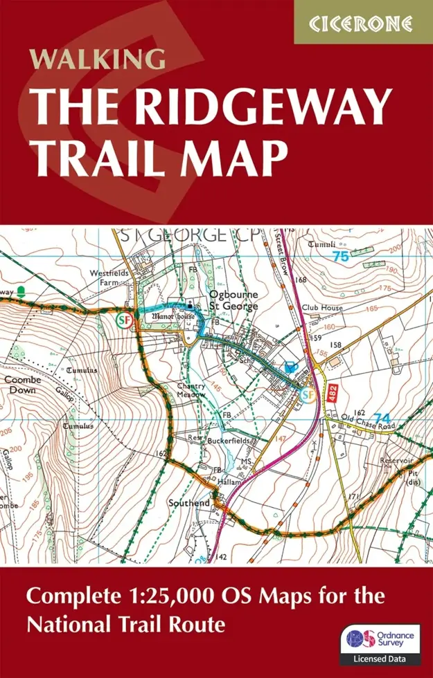 Kaartgids Booklet The Ridgeway Map
